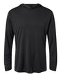Holloway Men's Momentum Hooded Long Sleeve T-Shirt. 222830 - Black