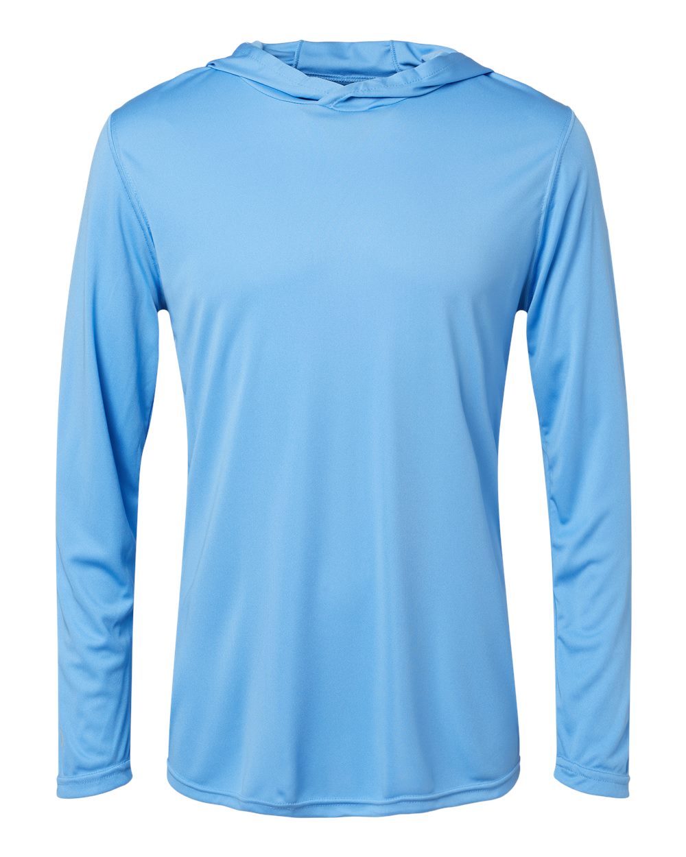 Holloway Men's Momentum Hooded Long Sleeve T-Shirt. 222830 - Columbia Blue