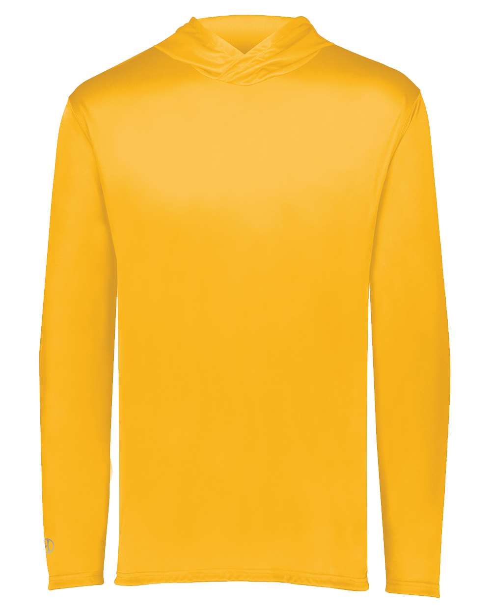 Holloway Men's Momentum Hooded Long Sleeve T-Shirt. 222830 - Gold