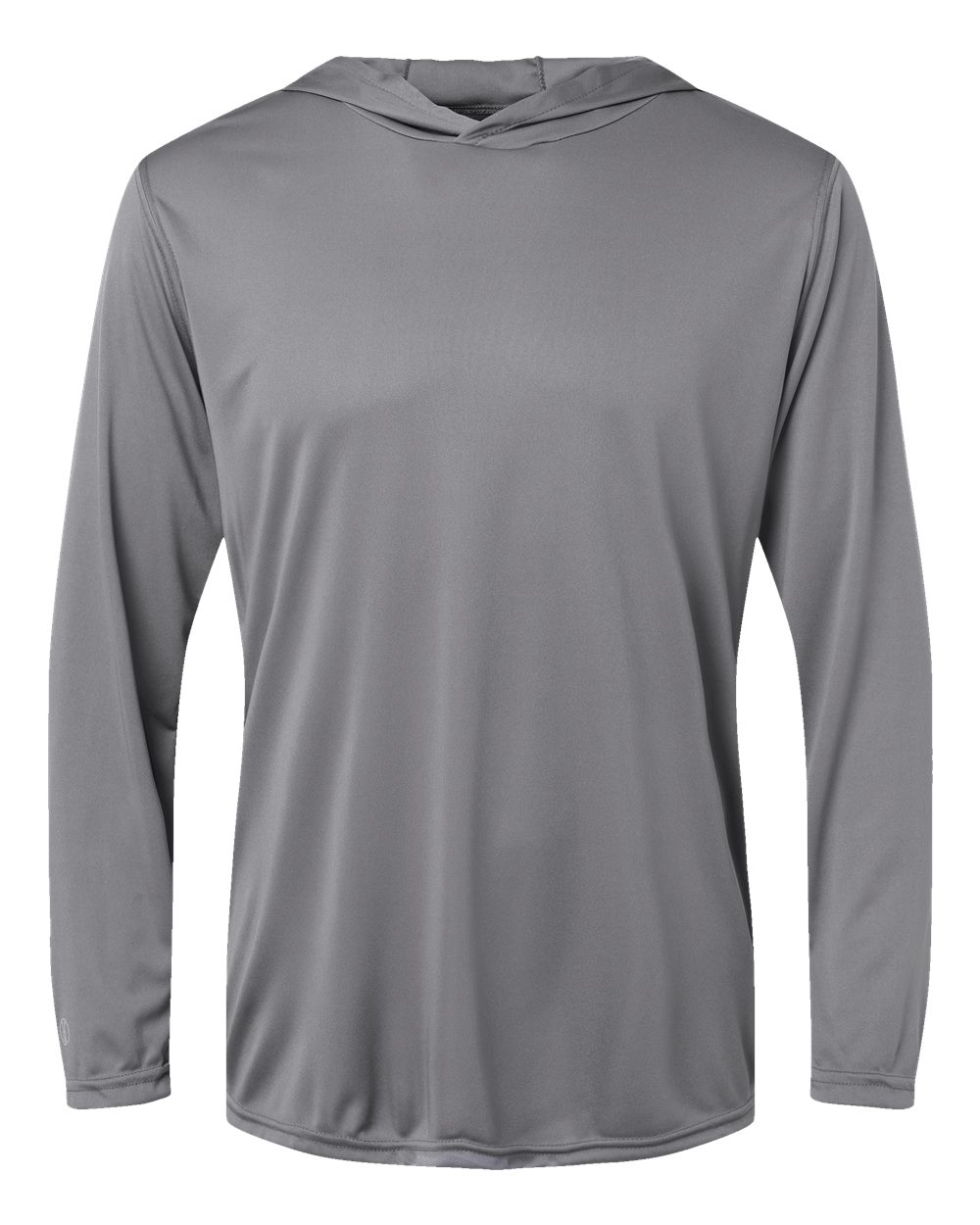 Holloway Men's Momentum Hooded Long Sleeve T-Shirt. 222830 - Graphite