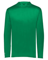 Holloway Men's Momentum Hooded Long Sleeve T-Shirt. 222830 - Kelly