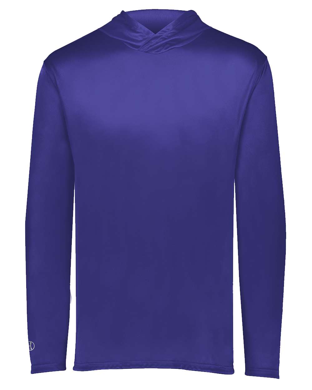 Holloway Men's Momentum Hooded Long Sleeve T-Shirt. 222830 - Purple