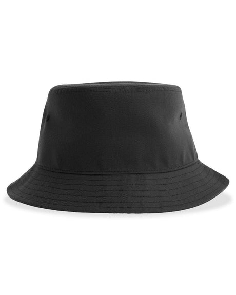 Atlantis Headwear Sustainable Bucket Hat. GEO - Black
