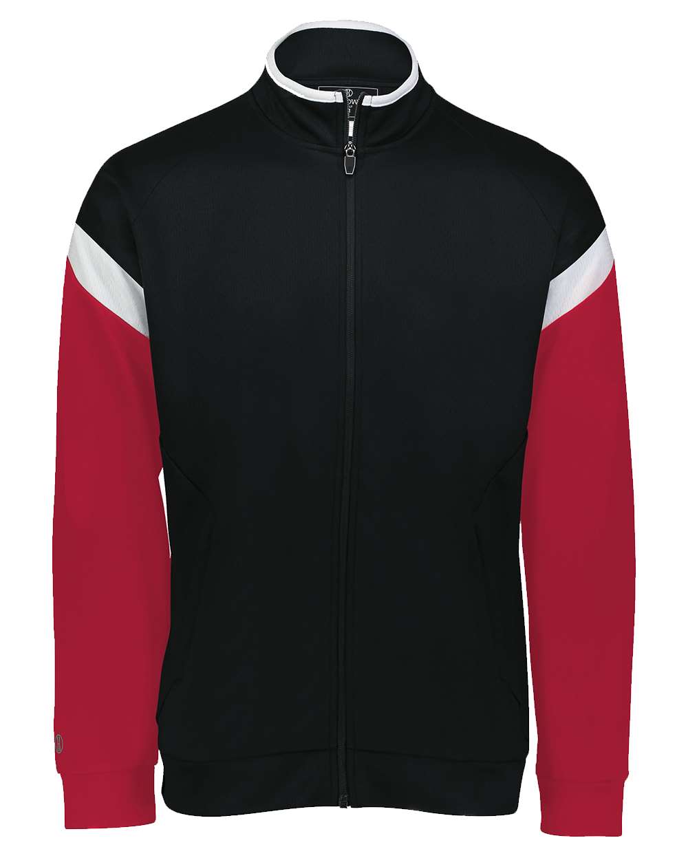 Holloway Men's Limitless Full-Zip Jacket. 229579 - Black/ White/ Scarlet