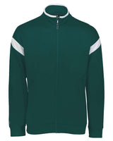 Holloway Men's Limitless Full-Zip Jacket. 229579 - Dark Green/ White/ Dark Green