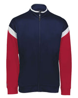 Holloway Youth Limitless Full-Zip Jacket. 229679 - Navy/ White/ Scarlet