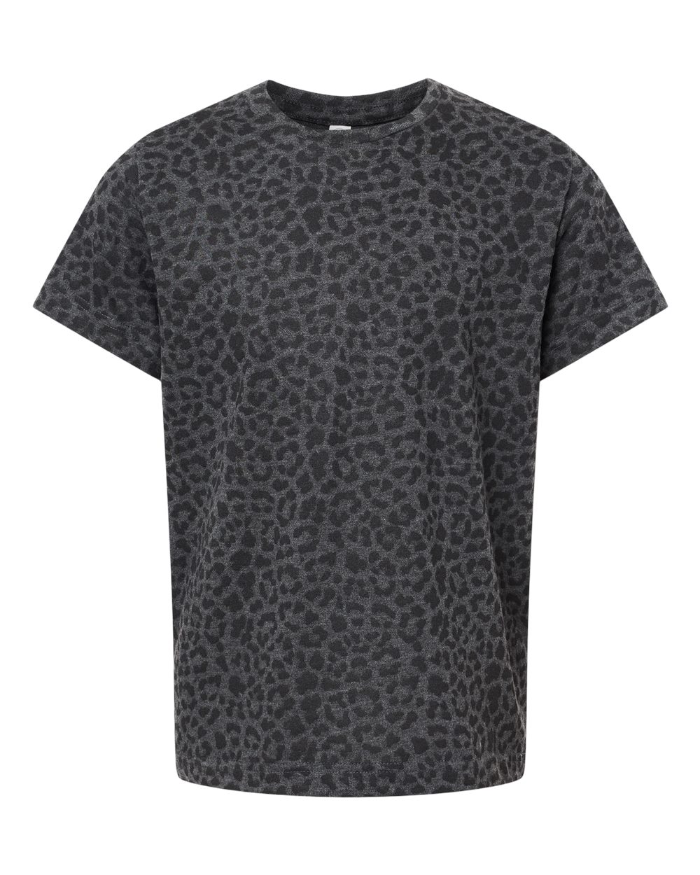 LAT Youth Fine Jersey Tee. 6101 - Black Leopard