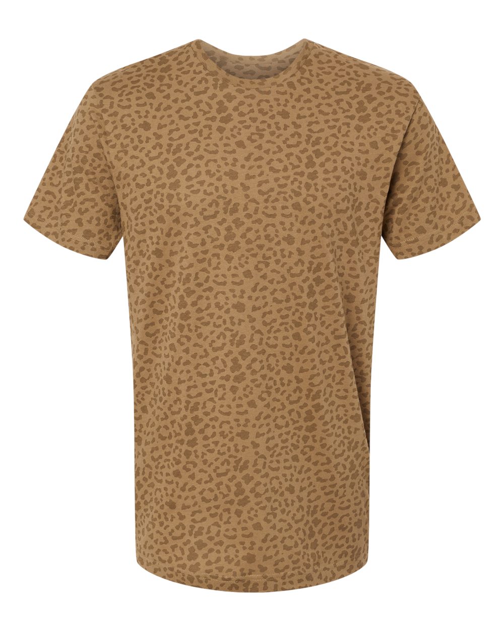 LAT Unisex Fine Jersey Tee. 6901 - Brown Leopard