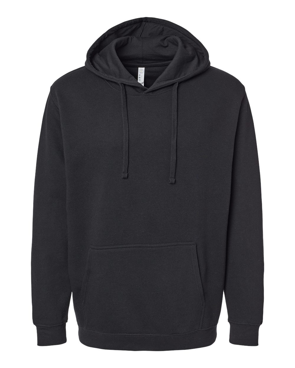 LAT Unisex Elevated Fleece Hoodie Sweatshirt. 6926 - Black