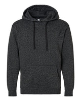 LAT Unisex Elevated Fleece Hoodie Sweatshirt. 6926 - Black Leopard