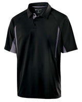 Holloway Men's Two-Tone Avenger Polo. 222530 - Black/ Graphite