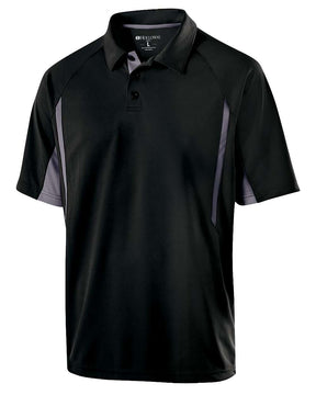 Holloway Men's Two-Tone Avenger Polo. 222530 - Black/ Graphite