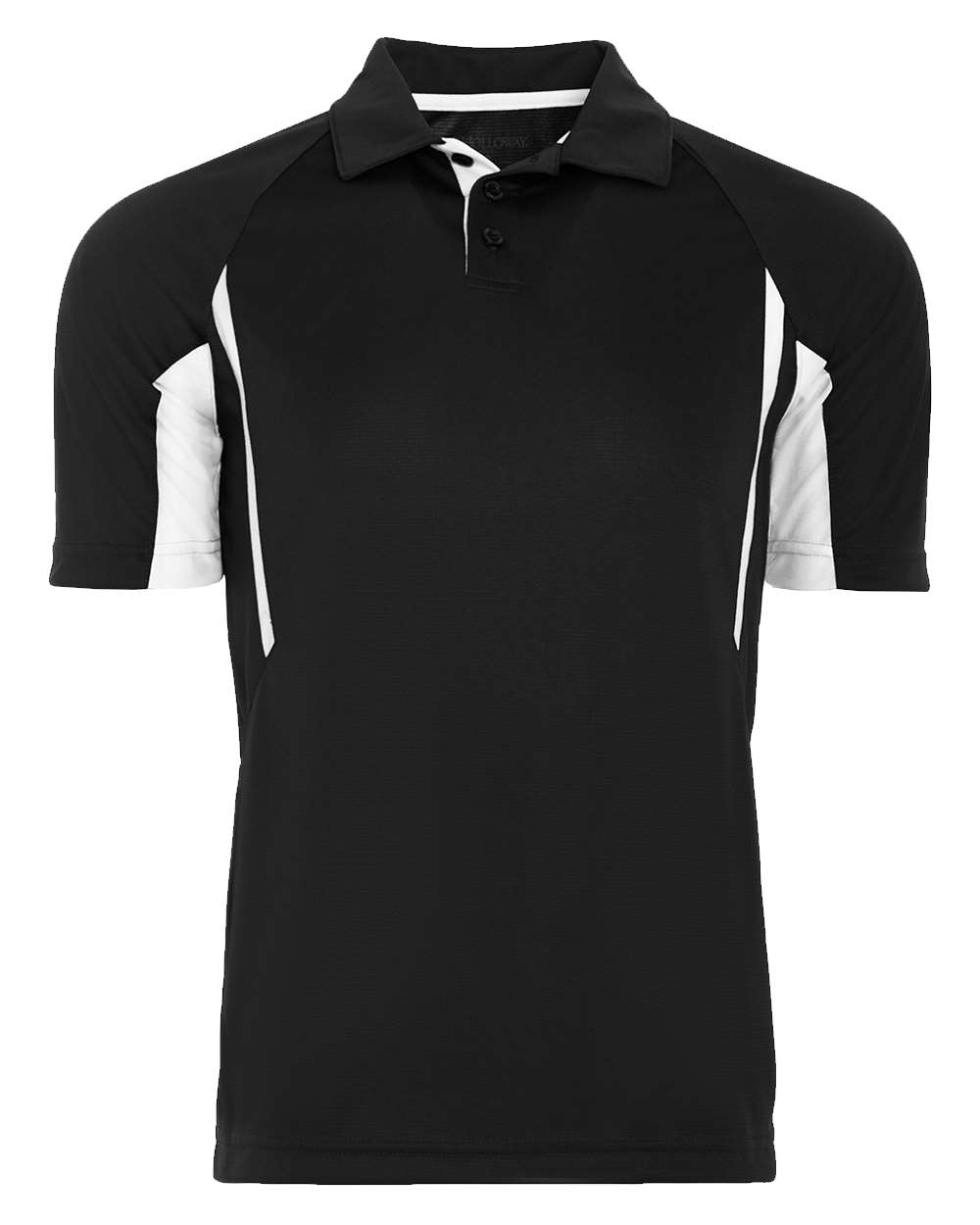 Holloway Men's Two-Tone Avenger Polo. 222530 - Black/ White