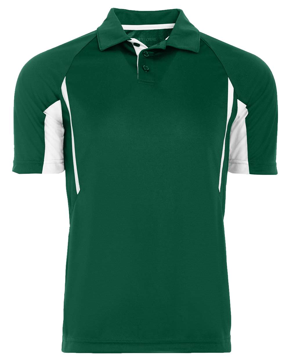 Holloway Men's Two-Tone Avenger Polo. 222530 - Forest/ White