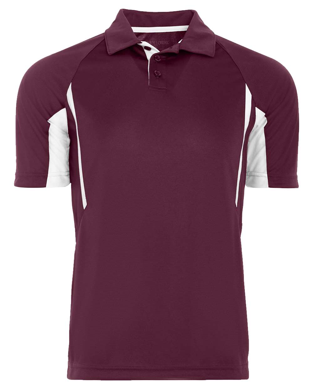 Holloway Men's Two-Tone Avenger Polo. 222530 - Maroon/ White