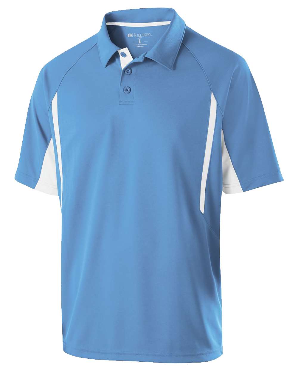 Holloway Men's Two-Tone Avenger Polo. 222530 - University Blue/ White