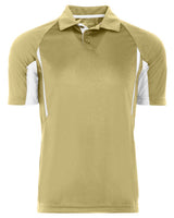 Holloway Men's Two-Tone Avenger Polo. 222530 - Vegas Gold/ White