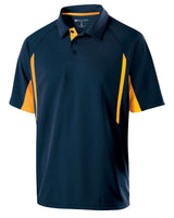 Holloway Men's Two-Tone Avenger Polo. 222530 - Navy/ Light Gold