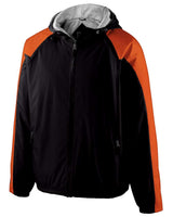 Holloway Men's Homefield Hooded Jacket. 229111 - Black/ Orange
