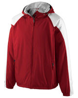 Holloway Men's Homefield Hooded Jacket. 229111 - Scarlet/ White