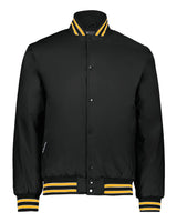 Holloway Men's Heritage Jacket. 229140 - Black/ Light Gold/ White