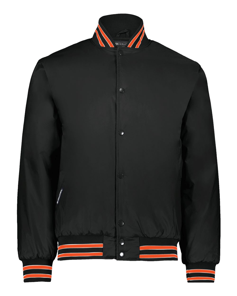 Holloway Men's Heritage Jacket. 229140 - Black/ Orange/ White