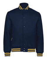 Holloway Men's Heritage Jacket. 229140 - Navy/ Light Gold/ White