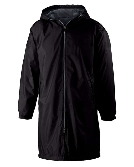 Holloway Men's Conquest Long Length Hooded Jacket. 229162 - Black