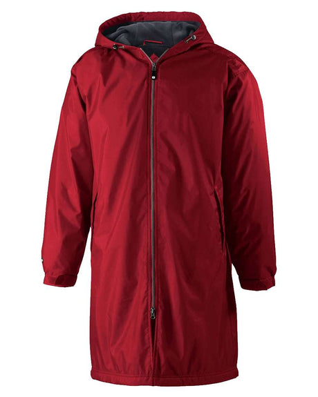 Holloway Men's Conquest Long Length Hooded Jacket. 229162 - Scarlet