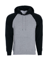 Holloway Men's Athletic Fleece Banner Hooded Sweatshirt. 229179 - Athletic Heather/ Black