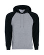 Holloway Men's Athletic Fleece Banner Hooded Sweatshirt. 229179 - Athletic Heather/ Black