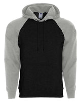 Holloway Men's Athletic Fleece Banner Hooded Sweatshirt. 229179 - Black/ Athletic Heather