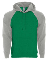 Holloway Men's Athletic Fleece Banner Hooded Sweatshirt. 229179 - Kelly/ Athletic Heather