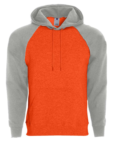 Holloway Men's Athletic Fleece Banner Hooded Sweatshirt. 229179 - Orange/ Athletic Heather