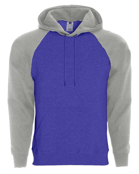 Holloway Men's Athletic Fleece Banner Hooded Sweatshirt. 229179 - Purple/ Athletic Heather