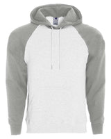 Holloway Men's Athletic Fleece Banner Hooded Sweatshirt. 229179 - White/ Athletic Heather