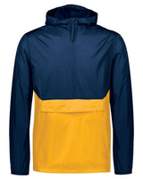 Holloway Men's Packable Quarter-Zip Jacket. 229534 - Navy/ Gold
