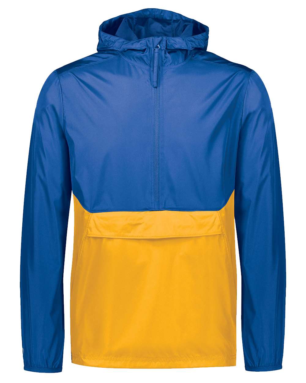 Holloway Men's Packable Quarter-Zip Jacket. 229534 - Royal/ Gold