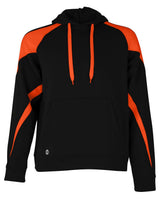 Holloway Unisex Athletic Fleece Prospect Hooded Sweatshirt. 229546 - Black/ Orange