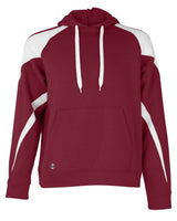 Holloway Unisex Athletic Fleece Prospect Hooded Sweatshirt. 229546 - Cardinal/ White