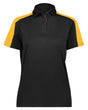 Augusta Sportswear Women's Two-Tone Vital Polo. 5029 - Black/ Gold