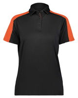 Augusta Sportswear Women's Two-Tone Vital Polo. 5029 - Black/ Orange