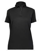 Augusta Sportswear Women's Two-Tone Vital Polo. 5029 - Black/ White