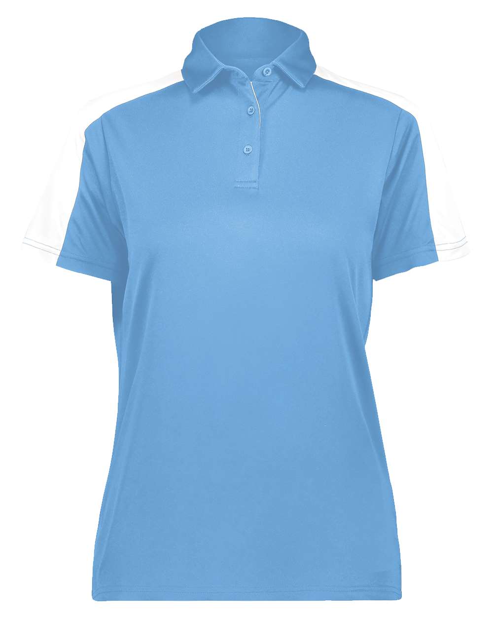 Augusta Sportswear Women's Two-Tone Vital Polo. 5029 - Columbia Blue/ White