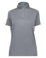 Augusta Sportswear Women's Two-Tone Vital Polo. 5029 - Graphite/ White