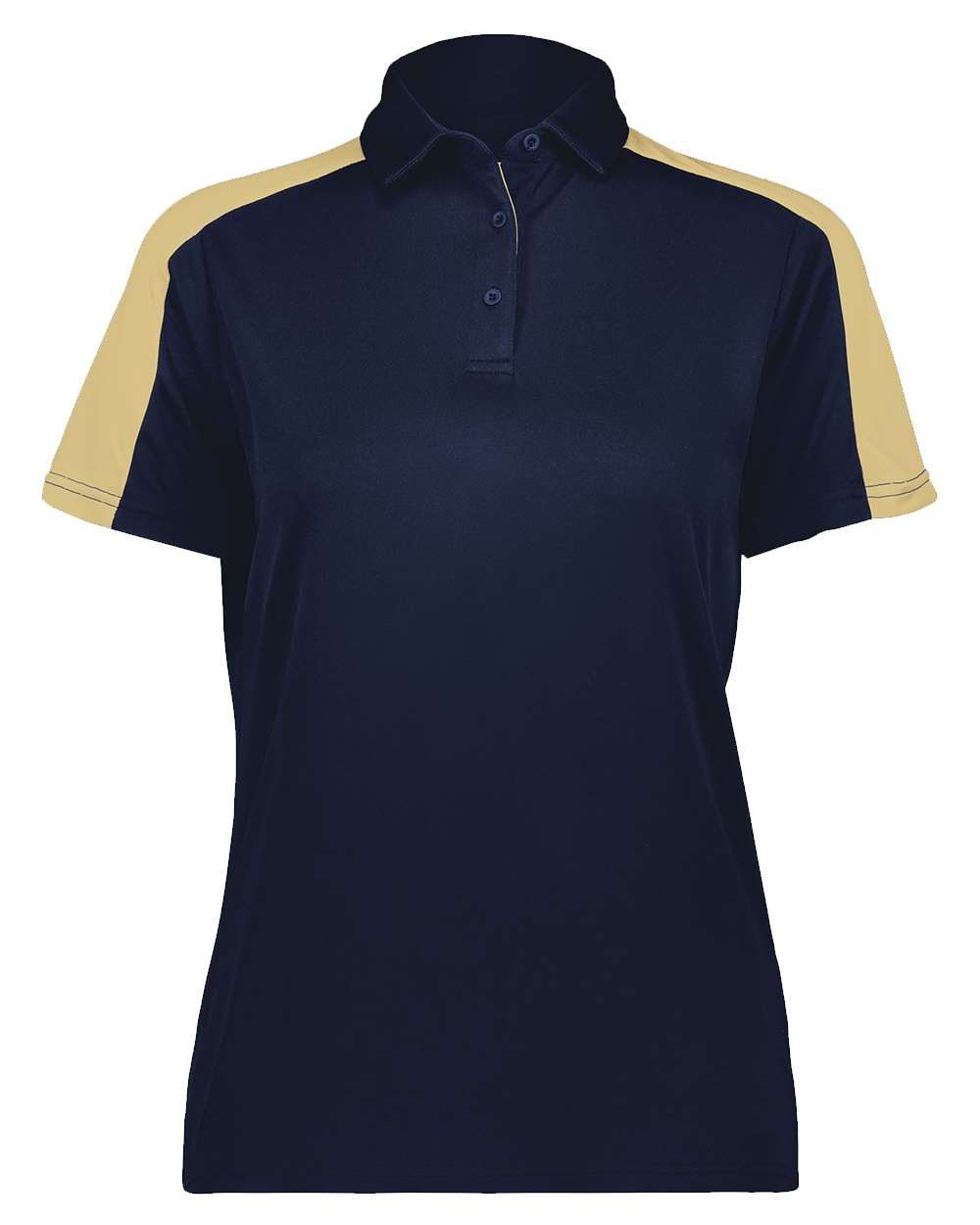 Augusta Sportswear Women's Two-Tone Vital Polo. 5029 - Navy/ Vegas Gold