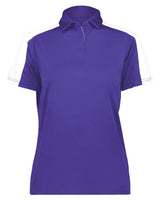 Augusta Sportswear Women's Two-Tone Vital Polo. 5029 - Purple/ White
