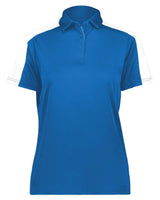 Augusta Sportswear Women's Two-Tone Vital Polo. 5029 - Royal/ White