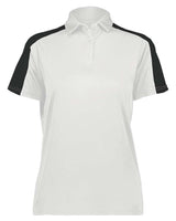 Augusta Sportswear Women's Two-Tone Vital Polo. 5029 - White/ Black