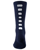 Augusta Sportswear Colorblocked Crew Socks. 6091 - Navy/ White